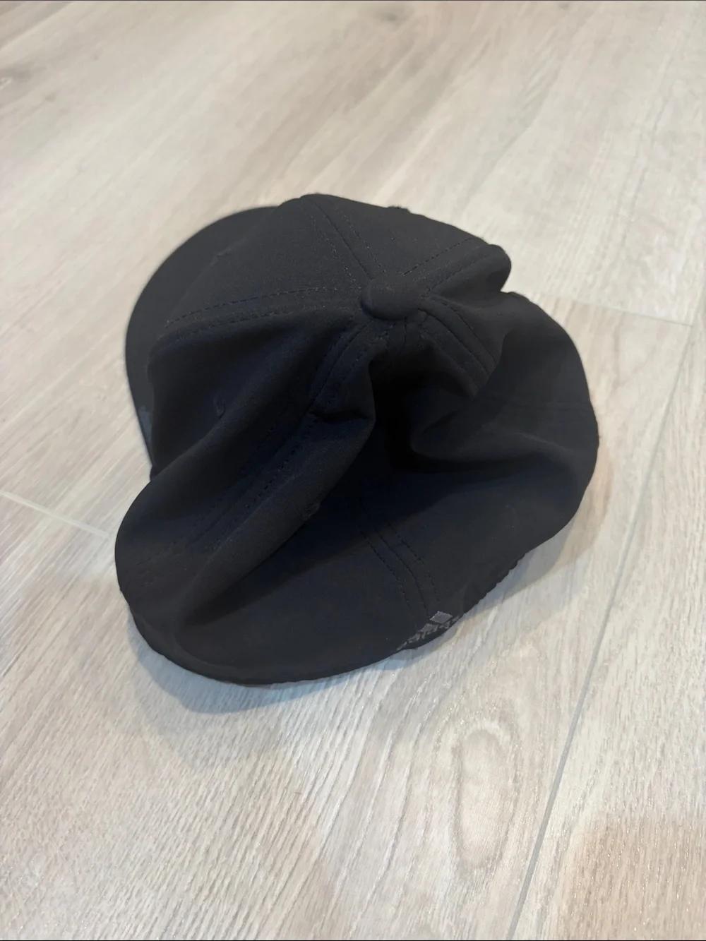 adidas Black Hat with Red Embroidered Logo